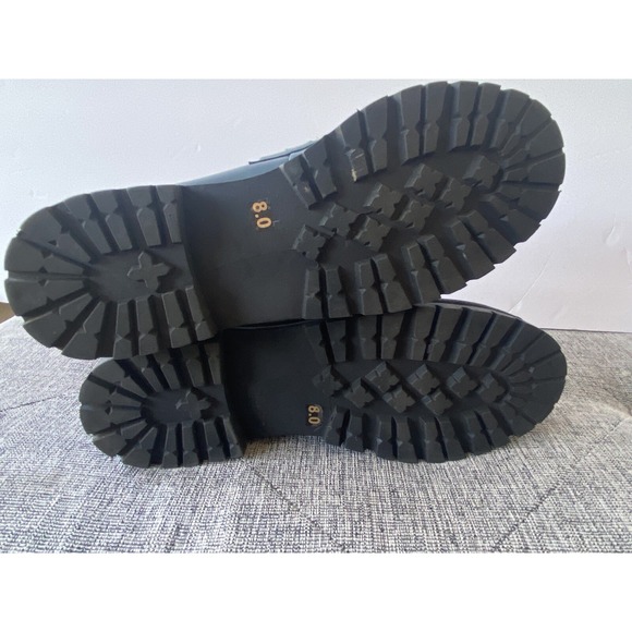 Steve Madden Chunky Lugged Sole Blue Mistor Loafer Women's Shoe Size 8 - Picture 11 of 16